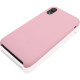 Чехол Brosco Softrubber, накладка для Apple iPhone Xr, розовый