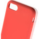 Чехол Brosco Softrubber, накладка для Apple iPhone 78SE (2020), красный