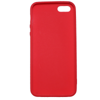 Чехол Brosco Colourful для Apple iPhone 55SSE красный