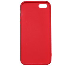 Чехол Brosco Colourful для Apple iPhone 55SSE красный