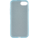 Чехол Brosco Shine для Apple iPhone 78SE (2020) голубой
