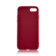 Чехол Brosco Colourful для Apple iPhone 78SE (2020) темно-красный