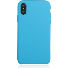 Чехол Brosco Softrubber, накладка для Apple iPhone Xs, синий