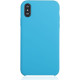 Чехол Brosco Softrubber, накладка для Apple iPhone Xs, синий
