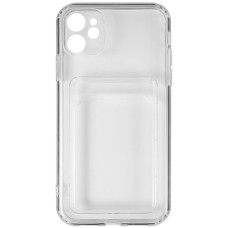 Чехол Red Line iBox Crystal для Apple IPhone 11 прозрачный с кардхолдером