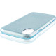 Чехол Brosco Shine, накладка для Apple iPhone Xr, голубой