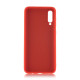 Чехол Brosco SoftrubberSoft-touch для Samsung Galaxy A50 (2019) SM-A505 красный