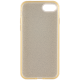 Чехол Brosco Shine для Apple iPhone 78SE (2020) золотистый
