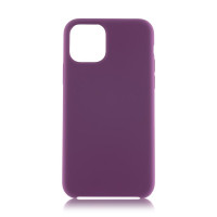 Чехол Brosco Softrubber для Apple iPhone 11 Pro фиолетово-красный