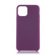 Чехол Brosco Softrubber для Apple iPhone 11 Pro фиолетово-красный