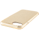 Чехол Brosco Shine для Apple iPhone 78SE (2020) золотистый