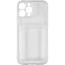 Чехол Red Line iBox Crystal для Apple IPhone 13 Pro Max прозрачный с кардхолдером