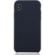 Чехол для Apple iPhone Xs Max Brosco Softrubber, накладка, синий