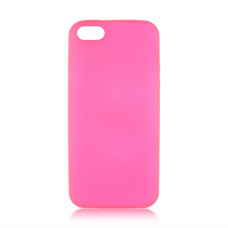 Чехол Brosco Colourful, накладка для Apple iPhone 55SSE, розовый