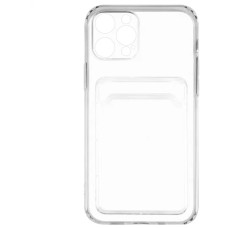 Чехол Zibelino Silicone Card Holder для Apple IPhone 1212 Pro прозрачный