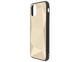 Чехол Brosco Diamond для Apple iPhone 11 Pro золотистый