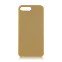 Чехол Brosco Softrubber для Apple iPhone 7 Plus8 Plus бежевый