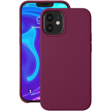 Чехол Deppa Liquid Silicone для Apple IPhone 12 mini бордовый