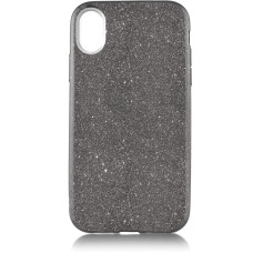 Чехол Brosco Shine, накладка для Apple iPhone Xr, черный