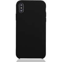 Чехол для Apple iPhone Xs Max Brosco Softrubber, накладка, черный