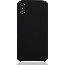 Чехол для Apple iPhone Xs Max Brosco Softrubber, накладка, черный