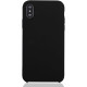 Чехол для Apple iPhone Xs Max Brosco Softrubber, накладка, черный