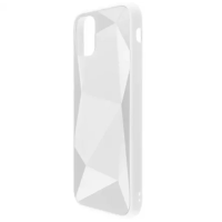 Чехол Brosco Diamond для Apple iPhone 11 Pro серебристый