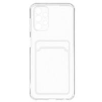 Чехол Zibelino Silicone Card Holder для Samsung Galaxy A33 5G прозрачный
