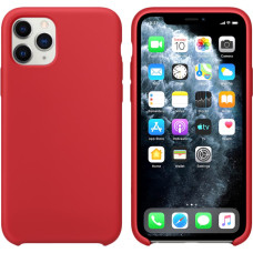 Чехол Brosco SoftrubberSoft-touch для iPhone 11 Pro красный