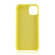 Чехол Brosco Softrubber для Apple iPhone 11 Pro Max желтый