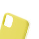 Чехол Brosco Softrubber для Apple iPhone 11 Pro Max желтый