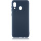 Чехол для Samsung Galaxy A20 (2019) SM-A205 Brosco Colourful, накладка, синий