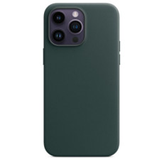 Чехол Red Line УТ000032536 для Apple IPhone 14 Pro Max кожаный для MagSafe оливковый