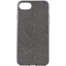 Чехол Brosco Shine для Apple iPhone 78SE (2020) черный