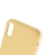 Чехол Brosco Softrubber для Apple iPhone Xr бежевый