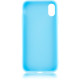 Чехол Brosco Colourful, накладка для Apple iPhone Xs, голубой