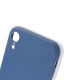 Чехол Brosco SoftrubberSoft-touch для Apple iPhone Xr синий