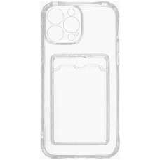 Чехол Red Line iBox Crystal для Apple IPhone 14 Pro прозрачный с кардхолдером