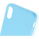 Чехол Brosco Colourful, накладка для Apple iPhone Xs, голубой