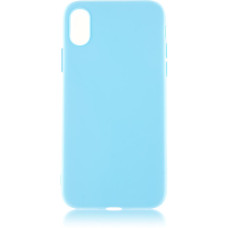 Чехол Brosco Colourful, накладка для Apple iPhone Xs, голубой