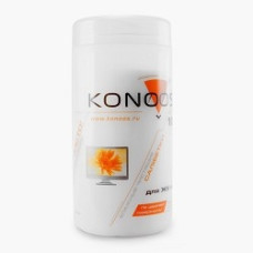 Konoos KBF-100 Салфетки для ЖК-экранов в банке, 100 шт.