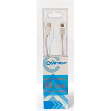 Кабель Continent Type-C - Lighting DCI-2109WT