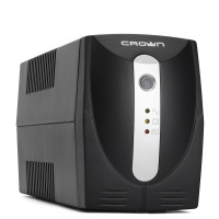 CROWN ИБП CMU-500XIEC {500ВА /300 Вт; Line Interactive; 4 х IEC320 C13, 12V/4,5AH х 1; пластик}