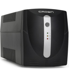 CROWN ИБП CMU-1000X {1000VA/700w; Line Interactive;3 х EURO; 12V7AH х 2}