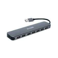 D-Link DUB-H7/E1A Концентратор с 7 портами USB 2.0 (1 порт с поддержкой режима быстрой зарядки)