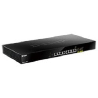 D-Link DMS-1100-10TS/A1A Настраиваемый L2 коммутатор с 8 портами 100/1000/2.5GBase-T и 2 портами 10GBase-X SFP+