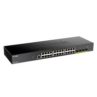 D-Link DGS-1250-28X/A1A Настраиваемый L2 коммутатор c 24 портами 10/100/1000Base-T и 4 портами 10GBase-X SFP+
