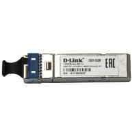 D-Link 330R/3KM/A1A WDM SFP-трансивер с 1 портом 1000Base-BX-U (Tx:1310 нм, Rx:1550 нм) для одномодового оптического кабеля (до 3 км, разъем SC)