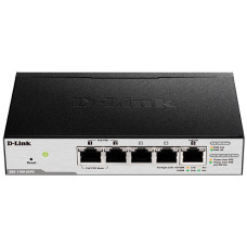 D-Link DGS-1100-05PDV2/A1A Настраиваемый L2 коммутатор с 5 портами 10/100/1000Base-T (2 порта PoE, 1 порт для питания коммутатора по PoE). (Питание осуществляется только по PoE.)