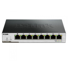 D-Link DGS-1100-08PD/B1B Настраиваемый L2 коммутатор с 8 портами 10/100/1000Base-T и поддержкой питания по PoE (адаптер питания не входит в комплект поставки)